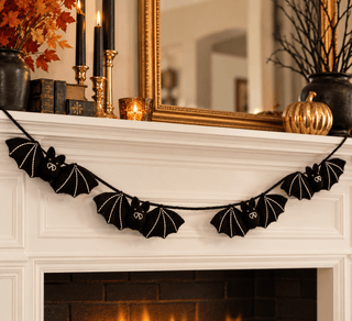 Halloween Bat Garland - 430 Holiday Decor - The Farmhouse