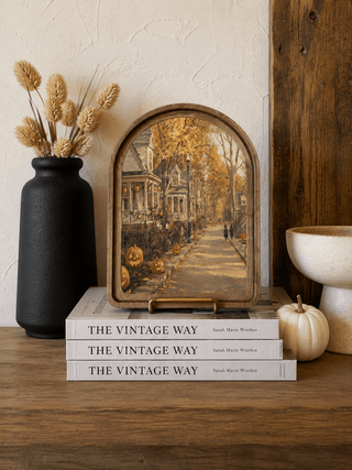 Halloween Street Arch Framed Art 8.25x11 - 420 Home Decor - The Farmhouse
