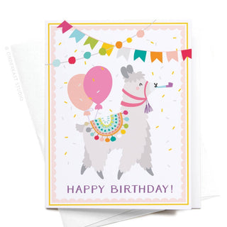 Happy Birthday! Llama Greeting Card - 423 Stationery - The Farmhouse