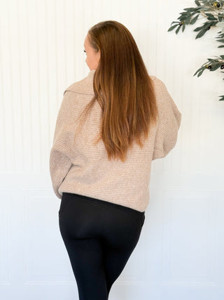 Harbor Hacci Collared Sweater Top - 100 Casual Tops - The Farmhouse