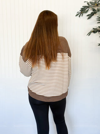 Harbor Stripe Long Sleeve Top - 100 Casual Tops - The Farmhouse