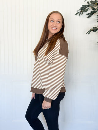 Harbor Stripe Long Sleeve Top - 100 Casual Tops - The Farmhouse
