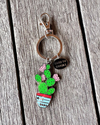 Hard To Handle Cactus Keyring - The Farmhouse