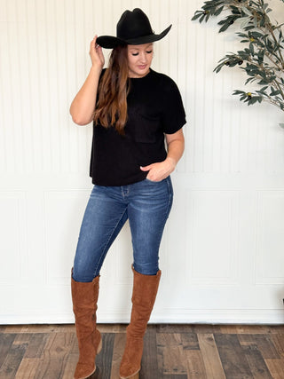 Harper Pocket Sweater Top - 100 Casual Tops - The Farmhouse