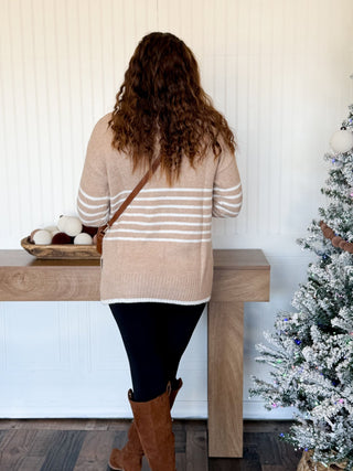 Harper Stripe Boyfriend Sweater - 140 Sweatshirts + Sweaters - The Farmhouse