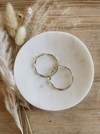 Hazel Hoops Earrings - The Farmhouse