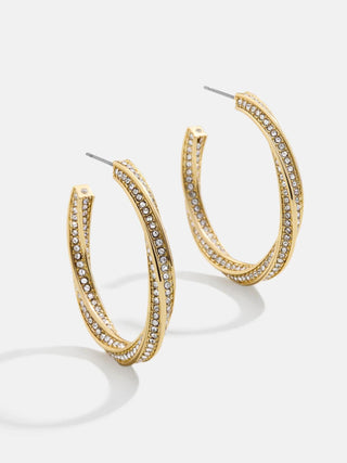 Heather Earrings - Gold/Pavé - The Farmhouse