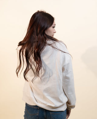 HEM & THREAD Women's Oatfield Crochet Fleece Pullover - 140 Sweatshirts + Sweaters - The Farmhouse