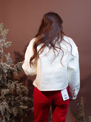 HEM & THREAD Women's Vanilla Lodge Zip Jacket - 160 Outerwear - The Farmhouse