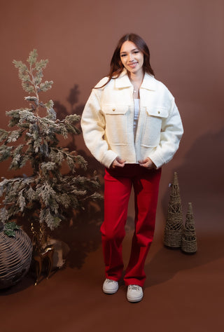 HEM & THREAD Women's Vanilla Lodge Zip Jacket - 160 Outerwear - The Farmhouse