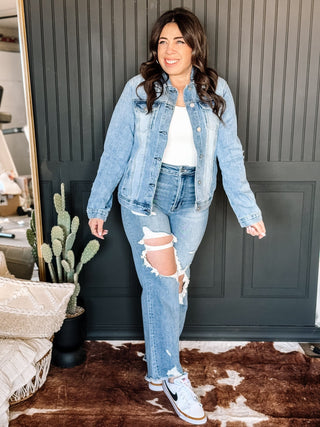 Heritage Vintage Relaxed Denim Jacket - The Farmhouse