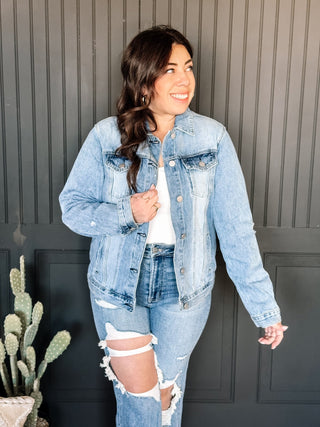 Heritage Vintage Relaxed Denim Jacket - The Farmhouse