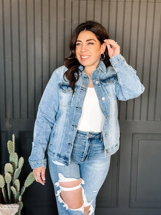 Heritage Vintage Relaxed Denim Jacket - The Farmhouse