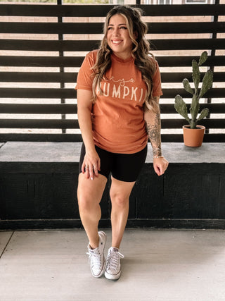 Hey Pumpkin Western Boho Unisex Graphic Tee, Orange - The Farmhouse