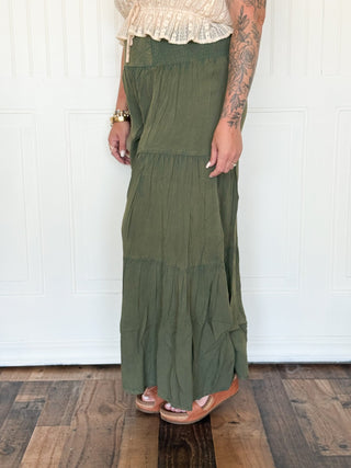 High Desert Drape Pants, Olive - 240 Pants - The Farmhouse