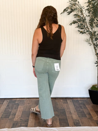 High Rise Wide Leg With Crop - 210 Jeans - The Farmhouse