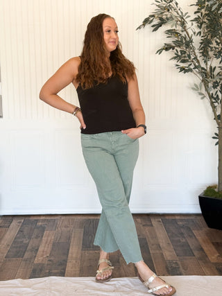 High Rise Wide Leg With Crop - 210 Jeans - The Farmhouse