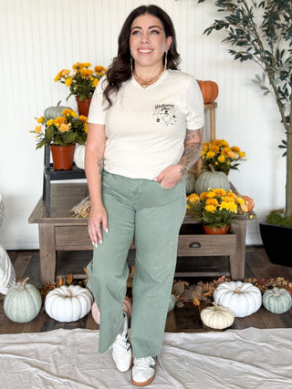 High Rise Wide Leg With Crop - 210 Jeans - The Farmhouse