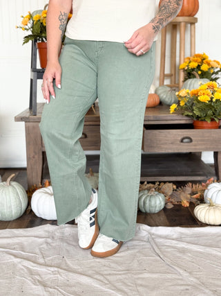 High Rise Wide Leg With Crop - 210 Jeans - The Farmhouse