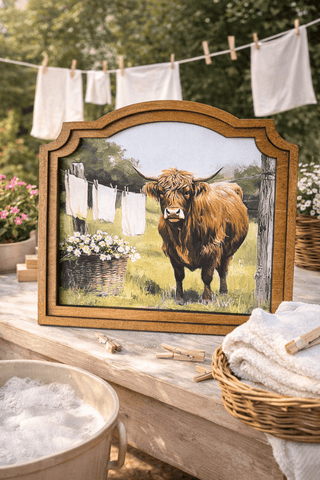 Highland Laundry Provincial Framed Art - 420 Home Decor - The Farmhouse
