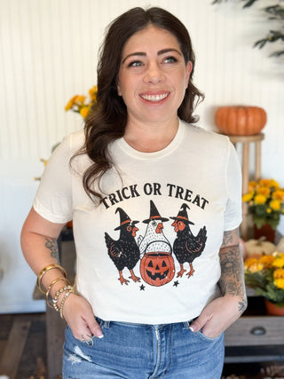 Hocus Cluckus Halloween Graphic Tee - 120 Graphic Tees - The Farmhouse