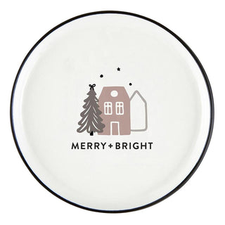 Holiday Appetizer Plates - Merry + Bright - The Farmhouse