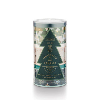 Holiday Trio Tin Candle Set - The Farmhouse