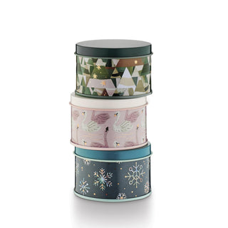 Holiday Trio Tin Candle Set - The Farmhouse