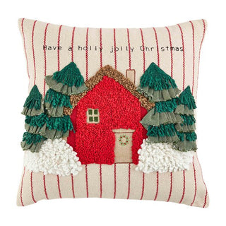 Holly Jolly Christmas Farm Tree Pillow - The Farmhouse