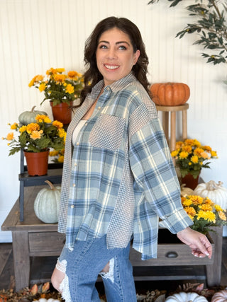 Homestead Patchwork Flannel - 160 Outerwear - The Farmhouse