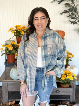 Homestead Patchwork Flannel - 160 Outerwear - The Farmhouse