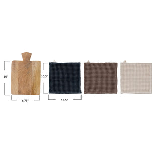 Hostess Essentials Board & Cloth Set - 420 Home Decor - The Farmhouse