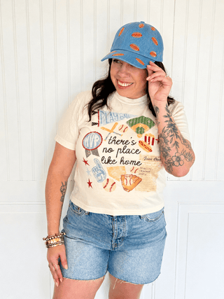 Hot dog Baseball USA Hat - 260 Fashion Accessories - The Farmhouse