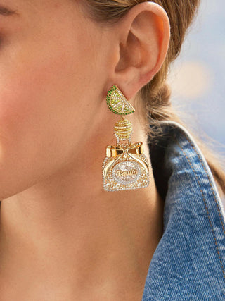 Hot Shot Earrings - Tequila Bottle - The Farmhouse