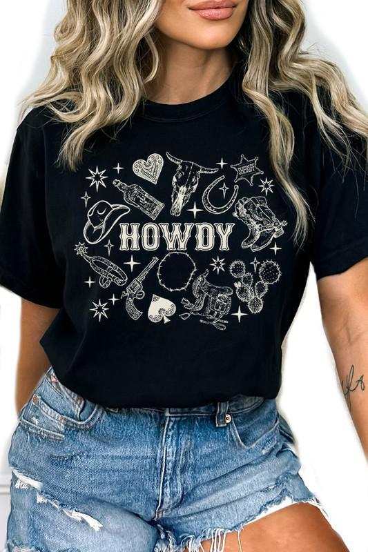 Howdy Icons Premium Graphic Tee - The Farmhouse