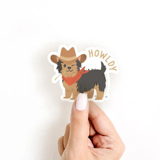 Howldy Dog Sticker - 423 Stationery - The Farmhouse