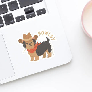 Howldy Dog Sticker - 423 Stationery - The Farmhouse