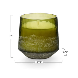 Alternate view of 13 oz Balsam and Cedar Baltic glass candle