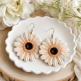 In Bloom Floral Clay Earrings - 290 Jewelry - The Farmhouse