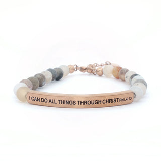 INSPO14 I Can Do All Things Through Christ - Bamboo - 290 Jewelry - The Farmhouse