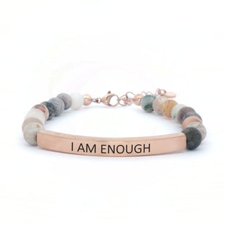 INSPO28 I Am Enough - Bamboo - 290 Jewelry - The Farmhouse
