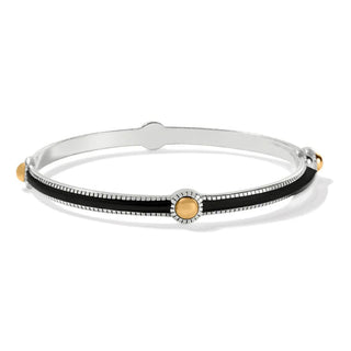 BRIGHTON INTERLOCK NOIR SLIM BANGLE JF0105