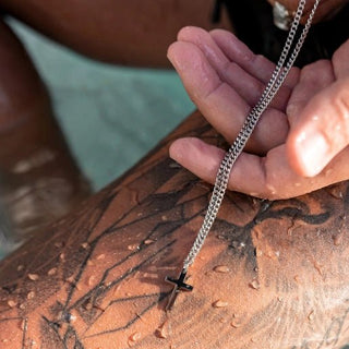 Ironclad Grace Men's Waterproof Stainless Steel Cross Necklace - 320 Men's - The Farmhouse