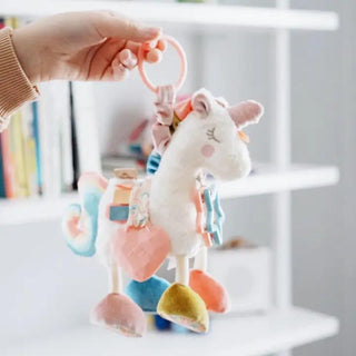 Itzy Friends Link & Love™ Activity Plush with Teether Toy - Unicorn - The Farmhouse