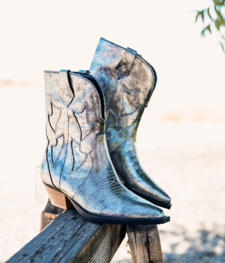 Jersey Metallic Boot in Silver - 110 Fashion Boots - The Farmhouse