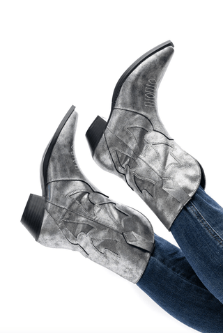 Jersey Metallic Boot in Silver - 110 Fashion Boots - The Farmhouse