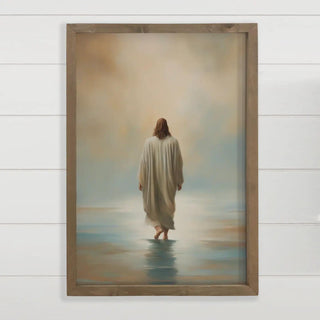 Jesus Chasing the Lost Sheep - Scripture Wall Art - The Farmhouse