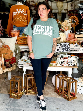 Jesus is King Unisex Graphic Tee - 120 Graphic Tees - The Farmhouse