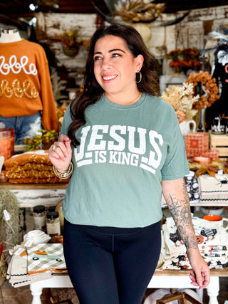 Jesus is King Unisex Graphic Tee - 120 Graphic Tees - The Farmhouse