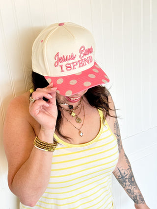 Jesus Saves I Spend Trucker Hat - 260 Fashion Accessories - The Farmhouse